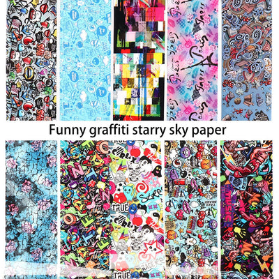 Stickers de Transferencia de Uñas con Personajes Cartoon Graffiti Trendy - Image 8
