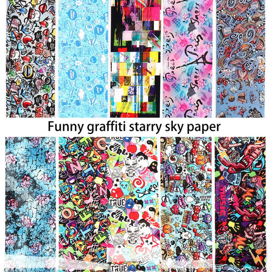 Stickers de Transferencia de Uñas con Personajes Cartoon Graffiti Trendy - Image 5