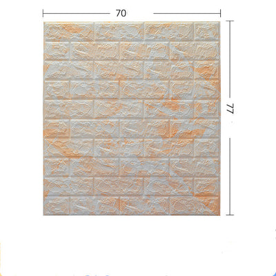 Paneles de Espuma Adhesivos 3D con Patrón de Ladrillo Impermeables - Image 10