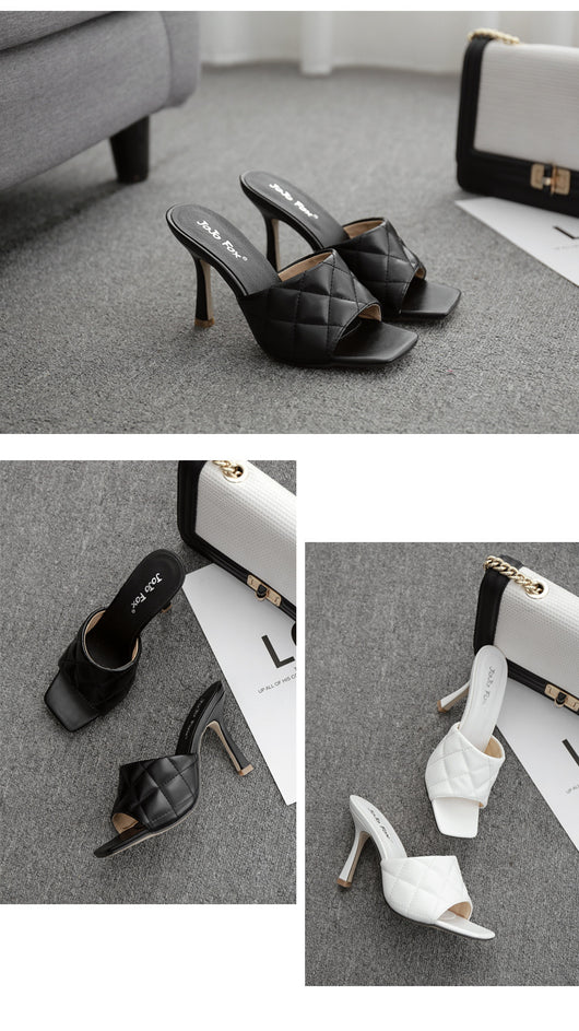 Sandalias Stiletto Rombo Verano Europeo Americano - Image 11