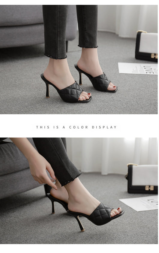 Sandalias Stiletto Rombo Verano Europeo Americano - Image 16