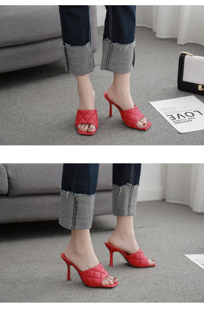 Sandalias Stiletto Rombo Verano Europeo Americano - Image 23