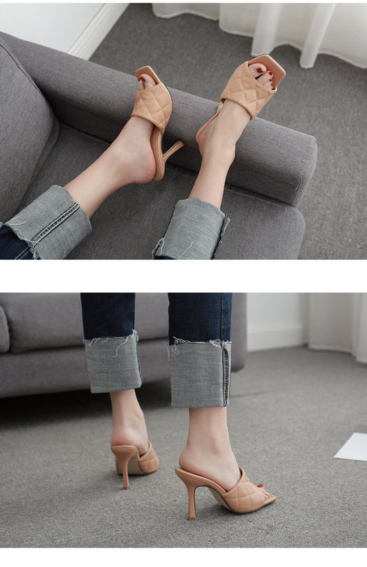 Sandalias Stiletto Rombo Verano Europeo Americano - Image 17