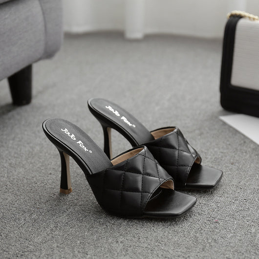 Sandalias Stiletto Rombo Verano Europeo Americano - Image 2