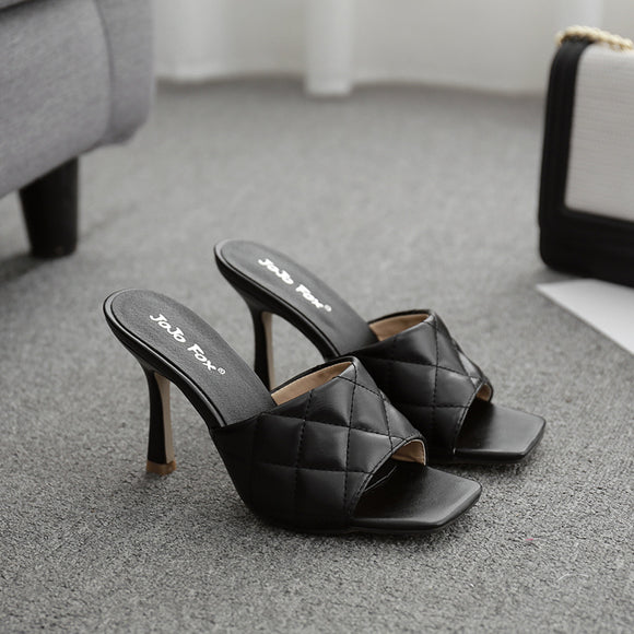 Sandalias Stiletto Rombo Verano Europeo Americano