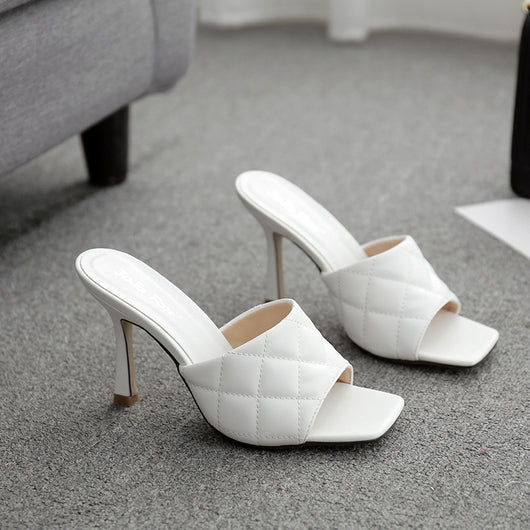 Sandalias Stiletto Rombo Verano Europeo Americano - Image 4