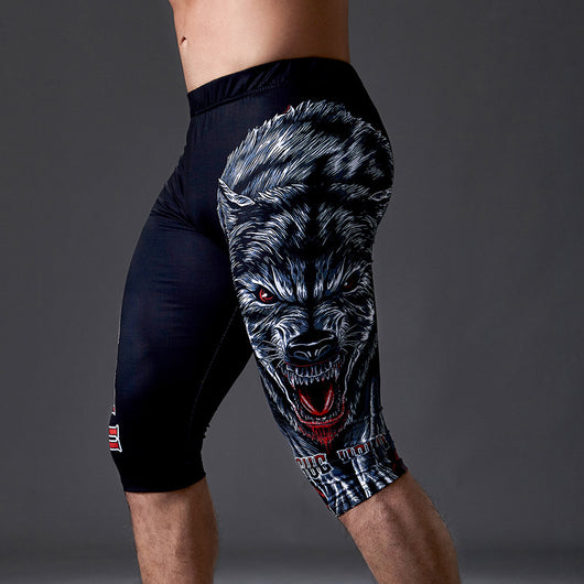 Pantalones Deportivos Ajustados Cortos de Secado Rápido para Hombre - Image 13