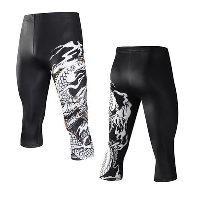 Pantalones Deportivos Ajustados Cortos de Secado Rápido para Hombre - Image 6