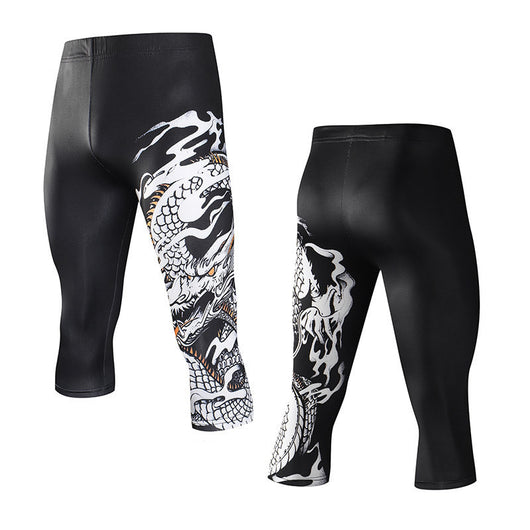Pantalones Deportivos Ajustados Cortos de Secado Rápido para Hombre - Image 6