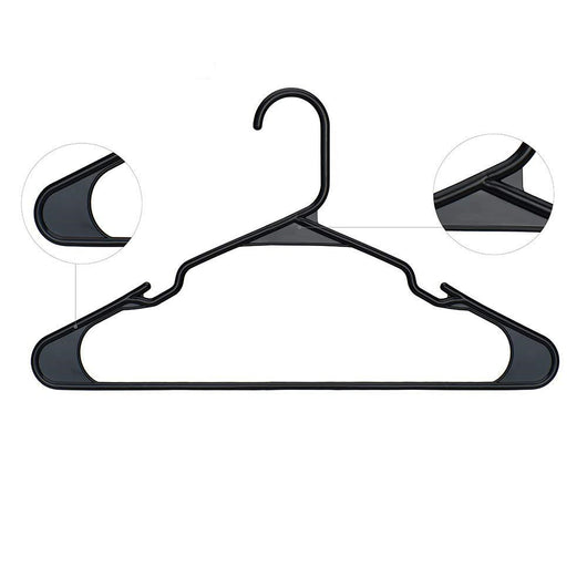 Perchas de Plástico con Ganchos Laterales - Organizador de Ropa y Pantalones - Image 11