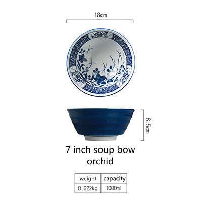 Tazón de Cerámica Retro para Arroz y Ensaladas - Image 10