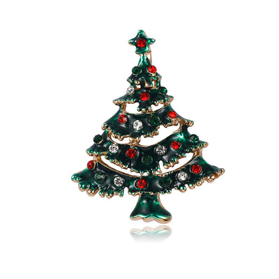 Broche Navideño Papá Noel Retro - Accesorio Metálico para Ropa y Complementos - Image 5