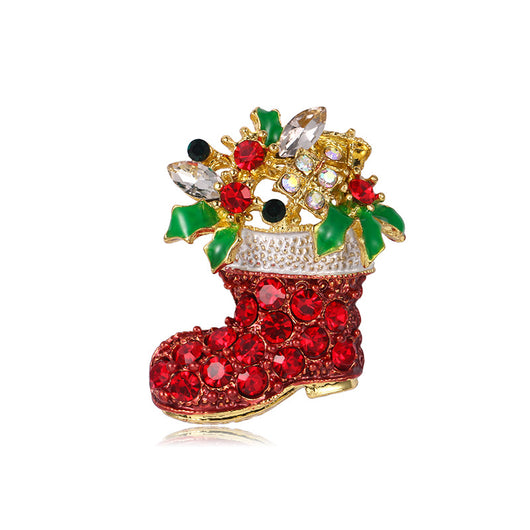 Broche Navideño Papá Noel Retro - Accesorio Metálico para Ropa y Complementos - Image 7