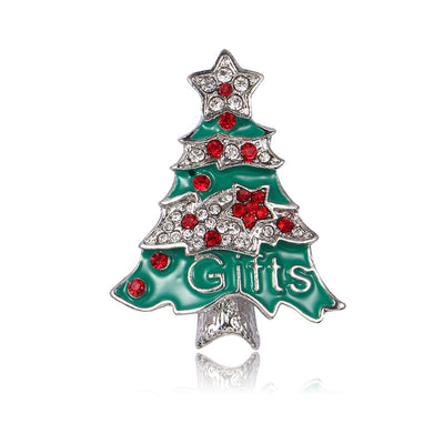 Broche Navideño Papá Noel Retro - Accesorio Metálico para Ropa y Complementos - Image 12
