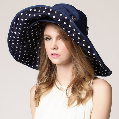 Sombrero de Playa Plegable Coreano con Protección Solar UV para Mujer - Image 4