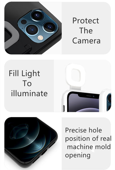 Funda para Celular con Aro de Luz LED y Soporte para Selfies - Image 8