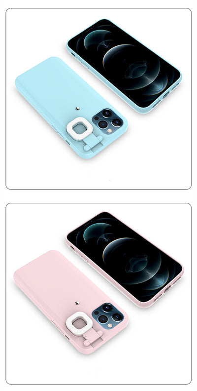 Funda para Celular con Aro de Luz LED y Soporte para Selfies - Image 14