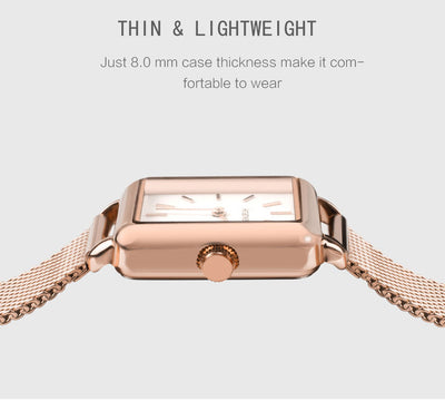 Reloj Cuadrado Japonés ANANKE Estilo Hot para Mujer - Image 30