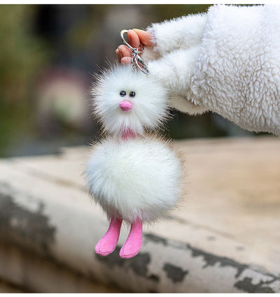 Llavero Peluche Avestruz Adorable - Accesorio Decorativo Portátil