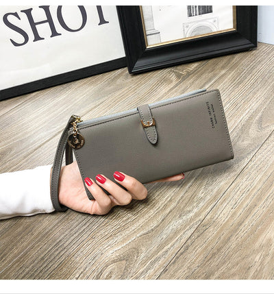 Cartera Larga para Mujer con Cierre de Cremallera Estilo Coreano - Image 11