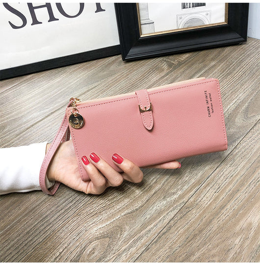 Cartera Larga para Mujer con Cierre de Cremallera Estilo Coreano - Image 18
