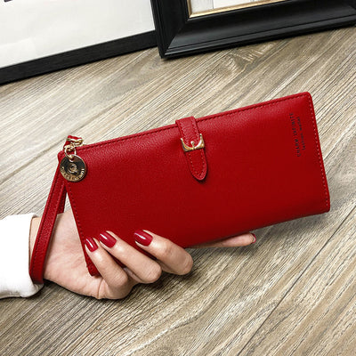 Cartera Larga para Mujer con Cierre de Cremallera Estilo Coreano - Image 3