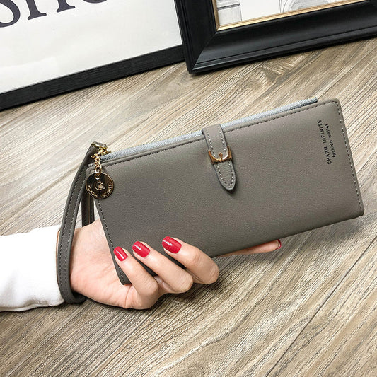 Cartera Larga para Mujer con Cierre de Cremallera Estilo Coreano - Image 2