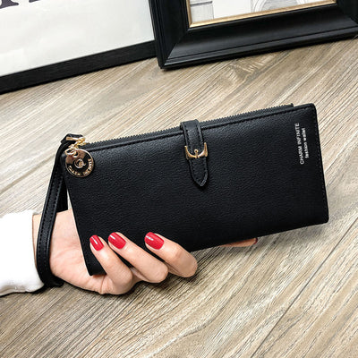 Cartera Larga para Mujer con Cierre de Cremallera Estilo Coreano - Image 6
