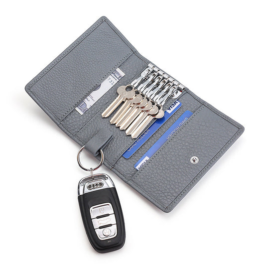 Estuche Multifuncional de Cuero Genuino para Llaves y Monedas - Image 10