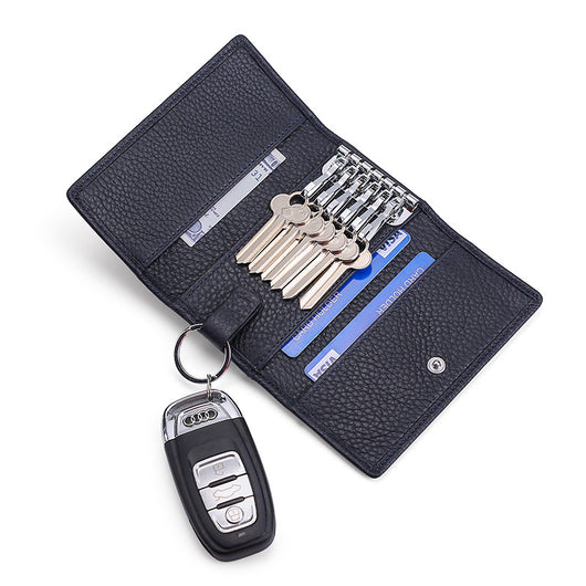 Estuche Multifuncional de Cuero Genuino para Llaves y Monedas - Image 12