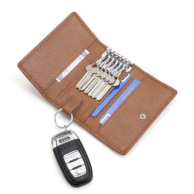 Estuche Multifuncional de Cuero Genuino para Llaves y Monedas - Image 11