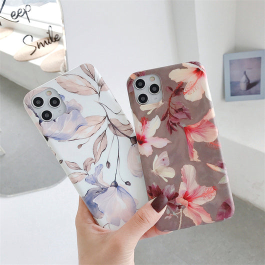 Funda iPhone Floral de Silicona Suave Compatible con Apple - Image 6