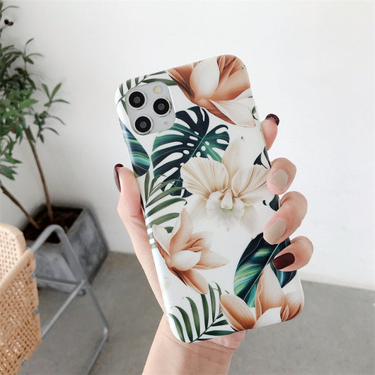 Funda iPhone Floral de Silicona Suave Compatible con Apple - Image 7