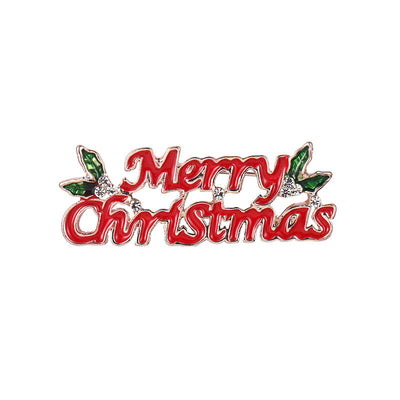 Broche Navideño Papá Noel Retro - Accesorio Metálico para Ropa y Complementos - Image 19