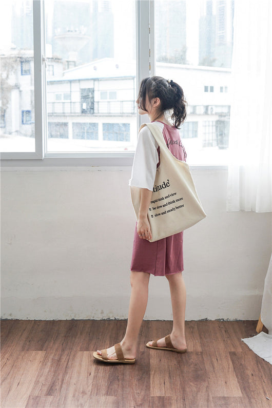 Bolso de Hombro de Lona para Mujer con Gran Capacidad - Diseño Literario - Image 15