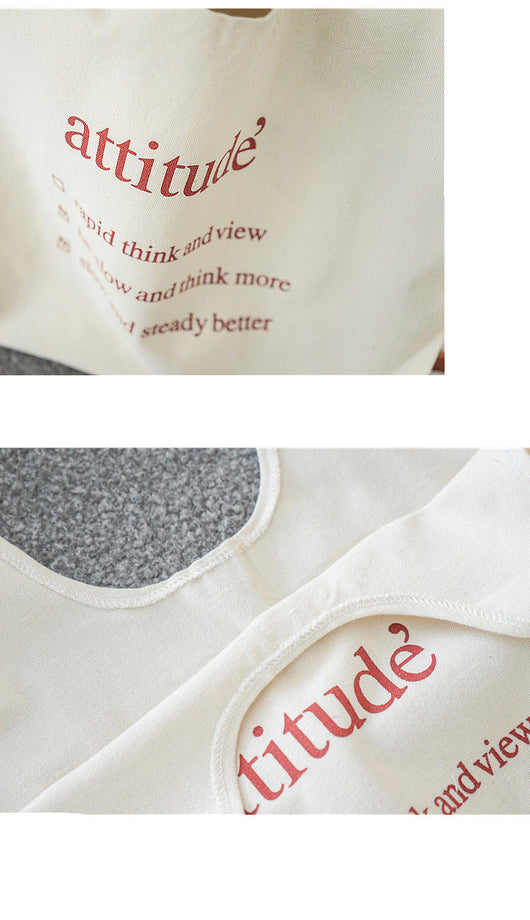 Bolso de Hombro de Lona para Mujer con Gran Capacidad - Diseño Literario - Image 23