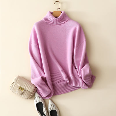 Suéter Cuello Alto Kasanna en Cachemira Pura - Image 21