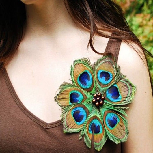 Plumas de Pavo Real con Ojos Naturales 2-6 cm - Image 6