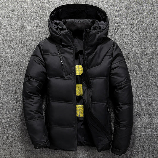 Chaqueta Acolchada Corta Slim Fit para Hombre - Calidez y Estilo Juvenil - Image 2