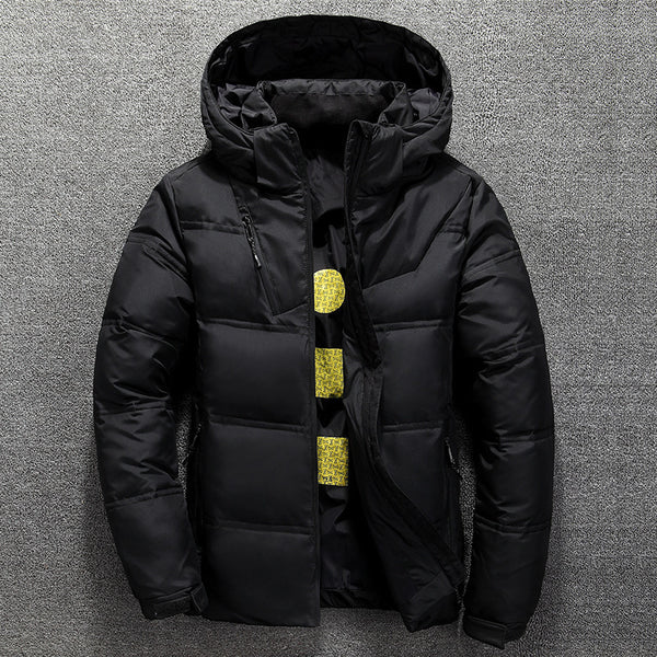 Chaqueta Acolchada Corta Slim Fit para Hombre - Calidez y Estilo Juvenil