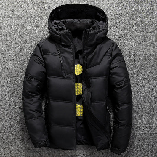 Chaqueta Acolchada Corta Slim Fit para Hombre - Calidez y Estilo Juvenil - Image 2