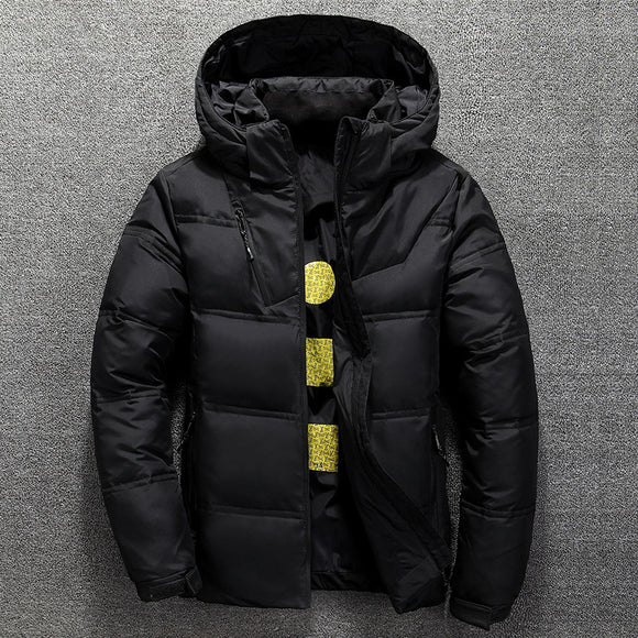 Chaqueta Acolchada Corta Slim Fit para Hombre - Calidez y Estilo Juvenil