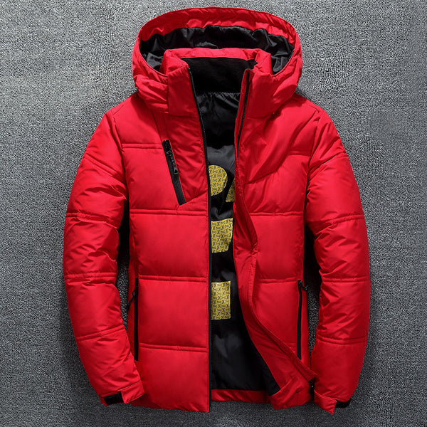 Chaqueta Acolchada Corta Slim Fit para Hombre - Calidez y Estilo Juvenil