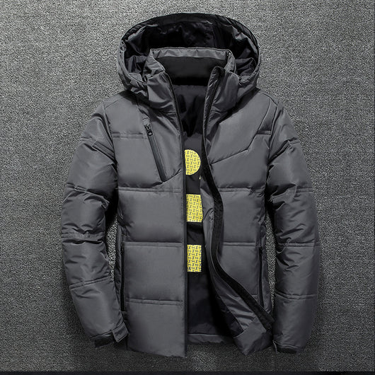 Chaqueta Acolchada Corta Slim Fit para Hombre - Calidez y Estilo Juvenil - Image 4