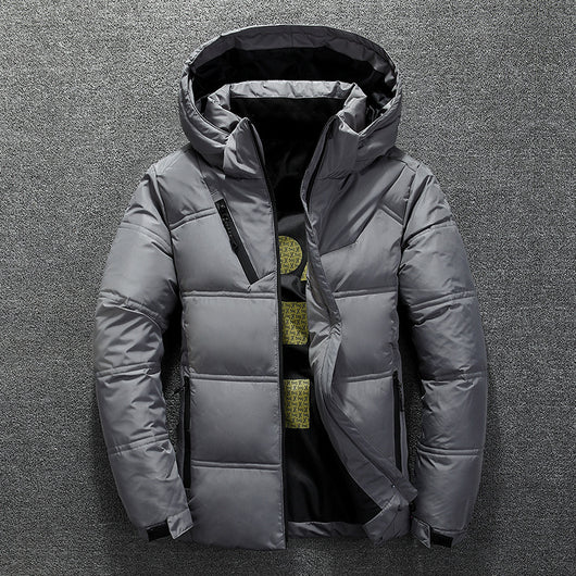 Chaqueta Acolchada Corta Slim Fit para Hombre - Calidez y Estilo Juvenil - Image 3