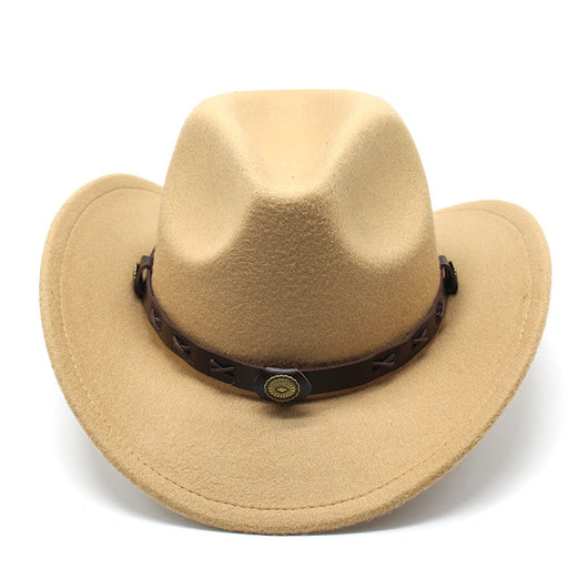 Sombrero Vaquero Estilo Europeo Lana Jazz Otoño Invierno - Image 5