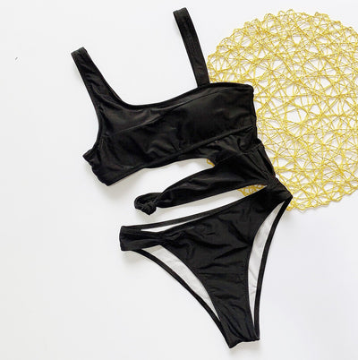 Bikini Escote Hombro Liso con Máxima Elasticidad - Image 8