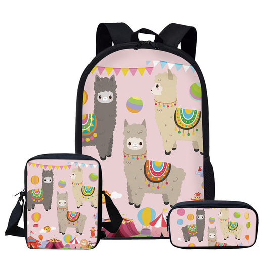 Mochila Escolar Alpaca Lama Glama - Diseño Adorable - Image 13