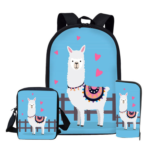 Mochila Escolar Alpaca Lama Glama - Diseño Adorable - Image 15