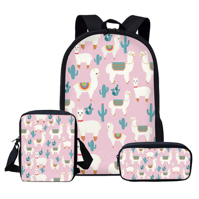 Mochila Escolar Alpaca Lama Glama - Diseño Adorable - Image 16
